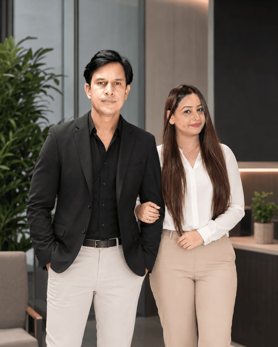 The Nisha Naturals founders